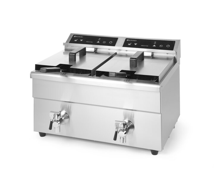 HENDI Induction deepfryer 2 x8 liter