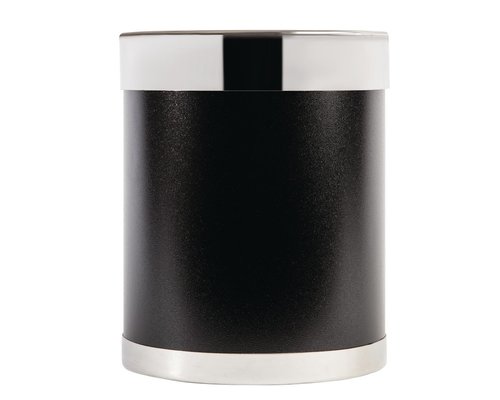 M&T Waste bin black metal