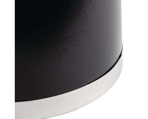 M&T Waste bin black metal