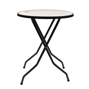 M&T Table haute pliable 85 cm diamètre