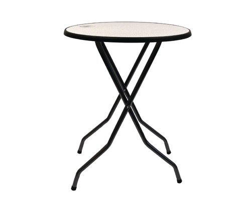 M&T Table haute pliable 85 cm diamètre