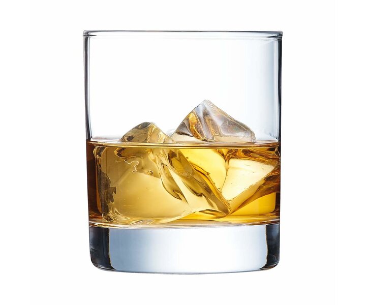 ARCOROC  Old fasionned whisky glass with heavy bottom  38 cl Islande