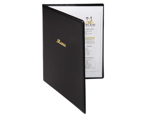 M & T  Menu Holder A5 black