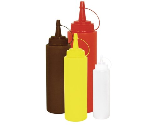 M&T Bouteille à sauce transparante 34 cl