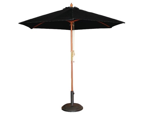 M & T  Parasol zwart Ø 2,5 m