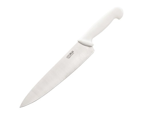 HYGIPLAS Couteau chef 25cm manche blanche