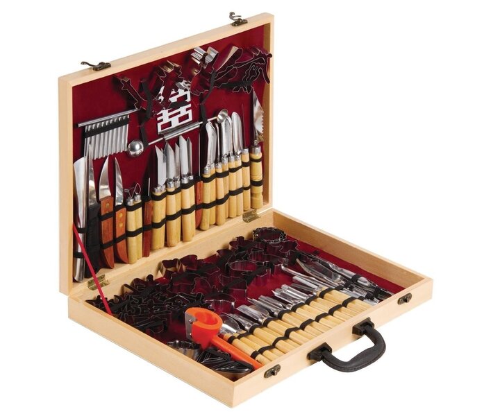 M&T Garnishing tool set 80 pieces livré dans une malette