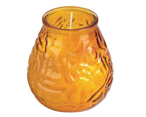 BOLSIUS  Amber Low Boy Bar Light carton with 12 pieces