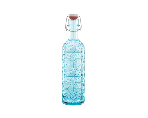 BORMIOLI ROCCO  Bottle Oriente 1 liter blue glass