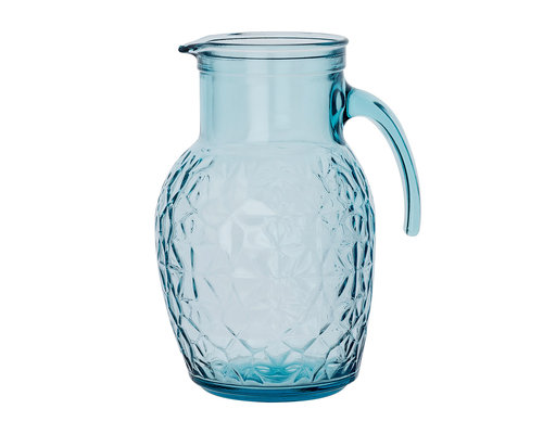 BORMIOLI ROCCO  Cruche Oriente 2,50 litre verre bleu