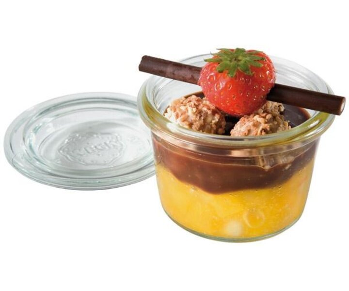 WECK  Verrine avec couvercle en verre 0,08 litre lot de 12 pièces