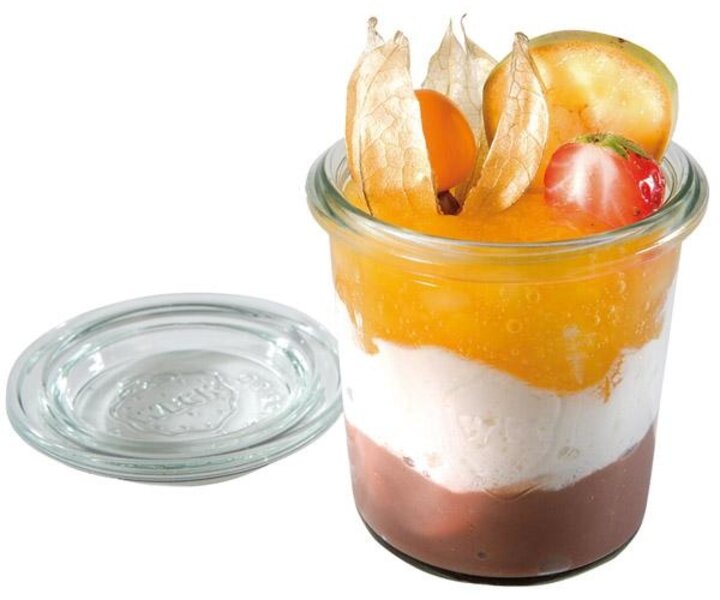 WECK  Glass with lid 0,14 liter set 12 pieces