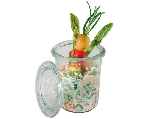 WECK  Verrine avec couvercle en verre 0,16 litre lot de 12 pièces