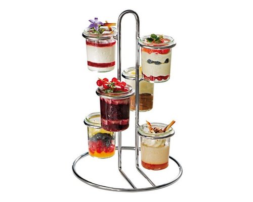 WECK  Buffet stand holds 6 Weck pots