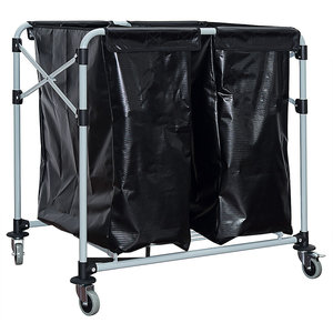 M & T  Linen trolley 2 x 150 lit