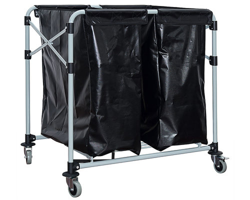 M & T  Linen trolley 2 x 150 lit