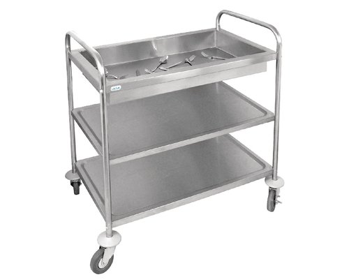 VOGUE  Deep Tray 10 cm Clearing Trolley with 3 levels