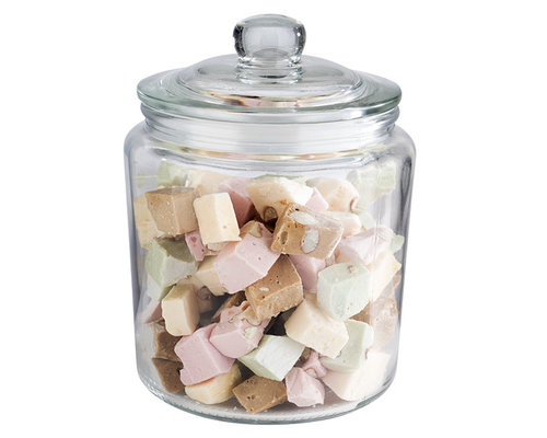 M&amp;T Pot en verre avec couvercle 0,9 litres