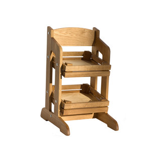 CRASTER  Flow Stand two Tier oak