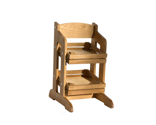 CRASTER  Flow Stand two Tier oak
