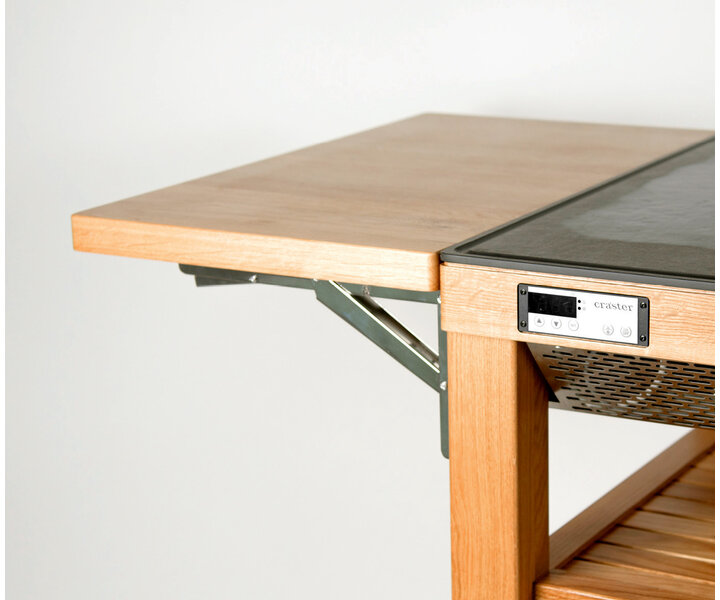 CRASTER  Hot & Cold Trolley -Matt laquered oak