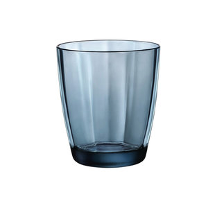 BORMIOLI ROCCO  Water glass 30 cl  "Pulsar " Ocean Blue