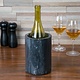 AMERICAN METALCRAFT  Wine and champagne cooler black marble