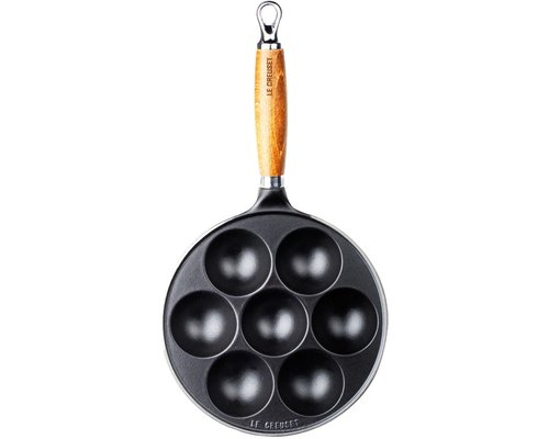 LE CREUSET  Beignet dumpling pan 20 cm with wooden handle
