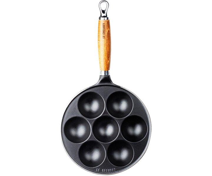 LE CREUSET  Beignet dumpling pan 20 cm with wooden handle