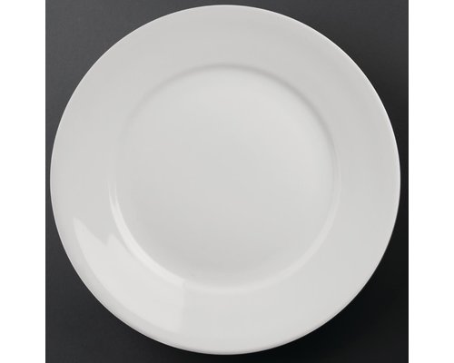 ATHENA HOTELWARE  Flat  plate with large rim  Ø 22,8 cm