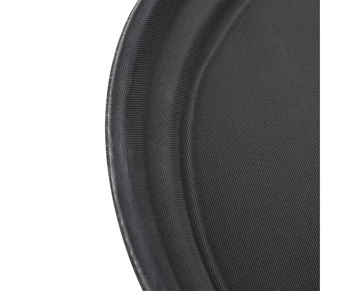 M&T Oval non-slip tray 56 x 68 cm XL black