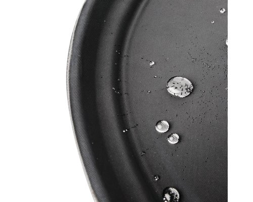 M&T Oval non-slip tray 56 x 68 cm XL black