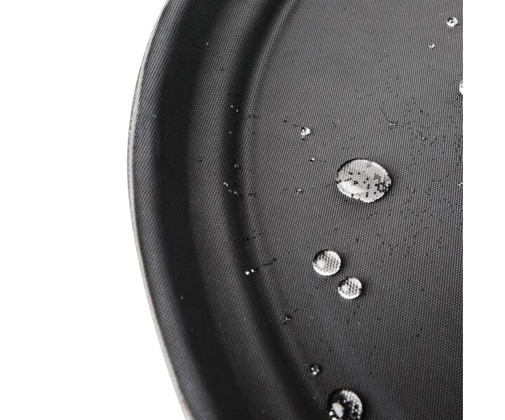 M&T Oval non-slip tray 56 x 68 cm XL black