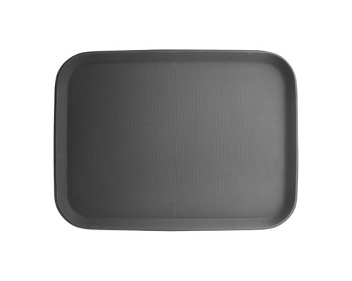 OLYMPIA DIENBLADEN  Rectangular non-slip tray black