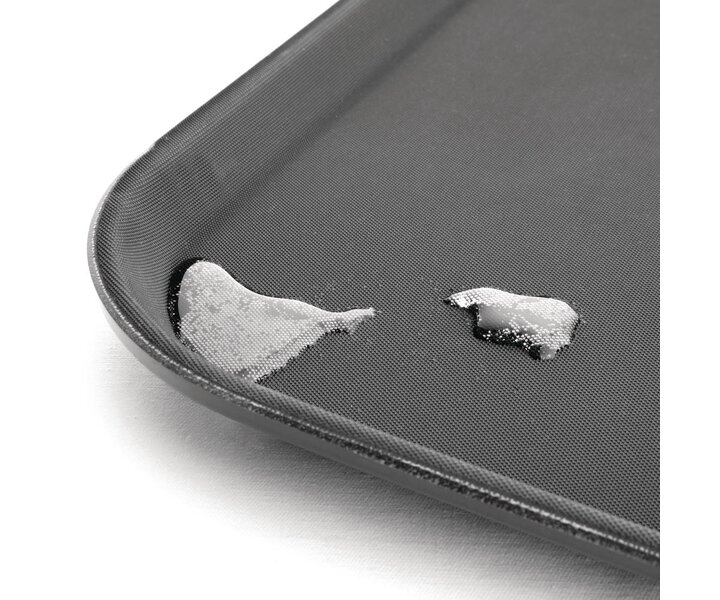 OLYMPIA DIENBLADEN  Rectangular non-slip tray black