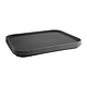 OLYMPIA DIENBLADEN  Rectangular non-slip tray black