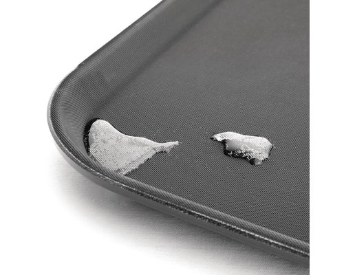 OLYMPIA DIENBLADEN  Plateau noir rectangulaire  anti-dérapant