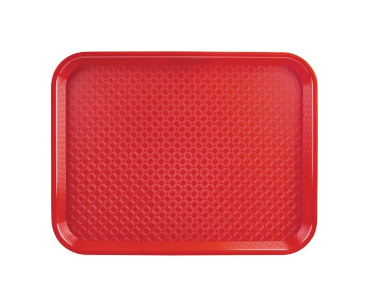 OLYMPIA DIENBLADEN    Dienblad fast food  rood  34,5 x 26,5 cm