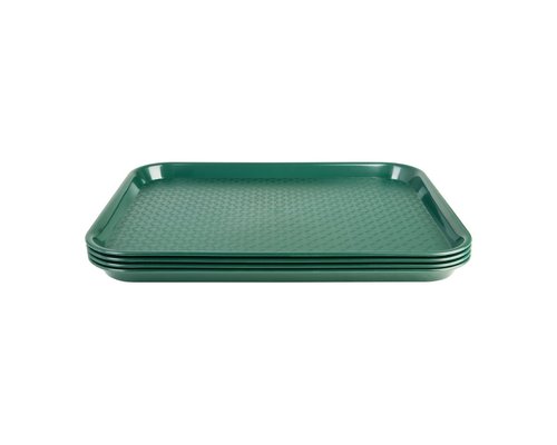 OLYMPIA DIENBLADEN  Plateau fast food vert 34,5 x 26,5 cm