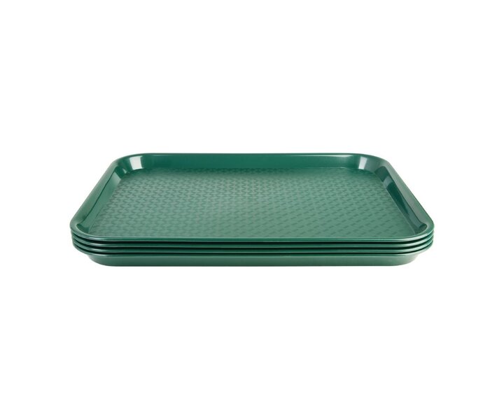 OLYMPIA DIENBLADEN  Tray fast food green 34,5 x 26,5 cm