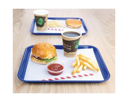 OLYMPIA DIENBLADEN  Tray fast food blue 34,5 x 26,5 cm