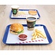 OLYMPIA DIENBLADEN    Dienblad fast food  blauw  34,5 x 26,5 cm