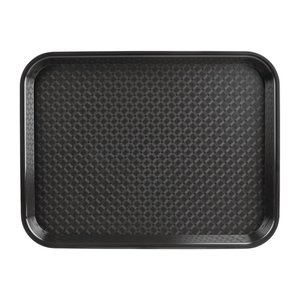 OLYMPIA DIENBLADEN  Tray fast food  black  34,5 x 26,5 cm