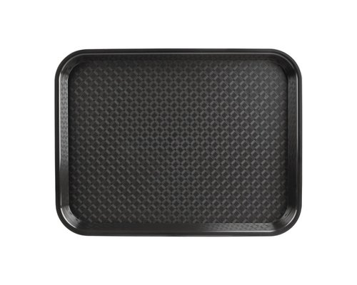 OLYMPIA DIENBLADEN  Plateau fast food noir 34,5 x 26,5 cm