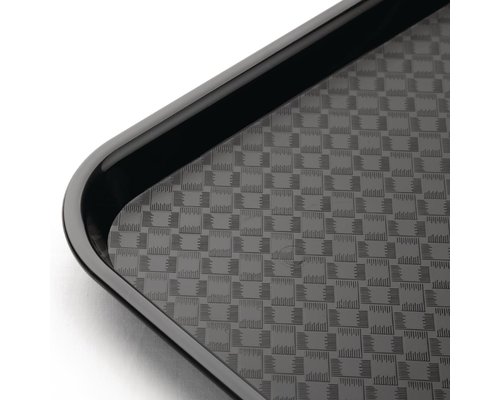 OLYMPIA DIENBLADEN  Tray fast food black 34,5 x 26,5 cm