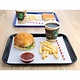 OLYMPIA DIENBLADEN    Dienblad fast food  zwart  34,5 x 26,5 cm