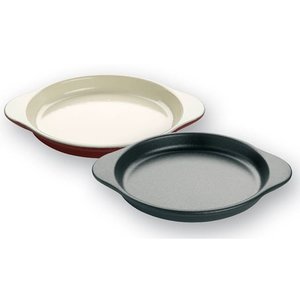 CHASSEUR  Round gratin dish red cast iron