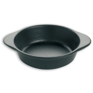 CHASSEUR  Round deep gratin dish black cast iron