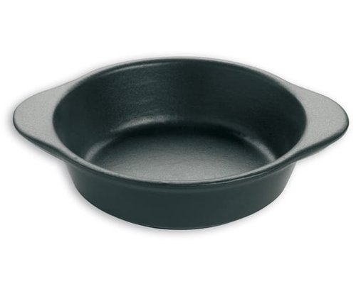 CHASSEUR  Ovenschotel rond 22 cm  diep model zwart gietijzer