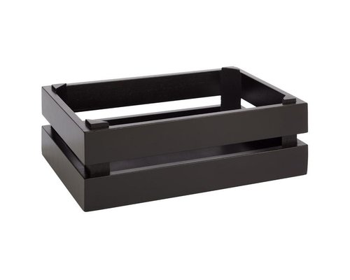 M & T  Buffet box GN 1/2 black wood